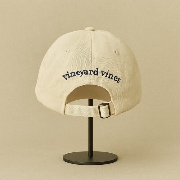 Vineyards Vines Texas Whale State Flag Cotton Embroidered Cap Hat OS Adjustable - Picture 2 of 6